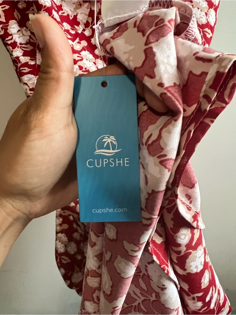 Cupshe NWT Floral V-Neck Maxi Dress size XL - Picture 5 of 8